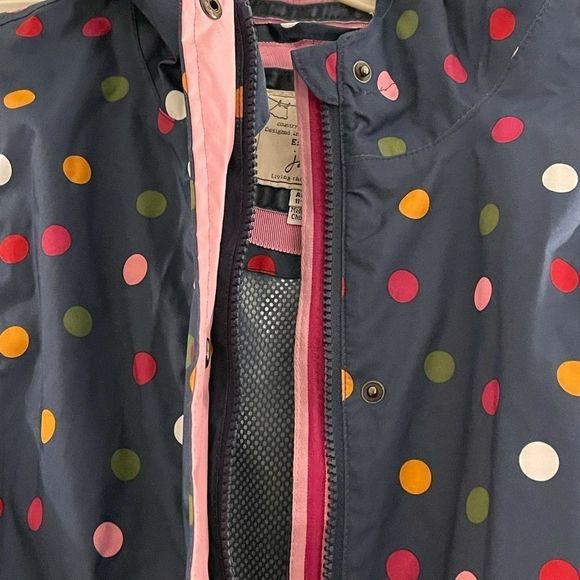 Joules Polka Dot Rainy Day Slicker Size 11-12 years - Picture 11 of 14